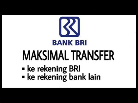 Select beneficiary accont to change fund transfer limit. Limit Transfer || Bank BRI - YouTube