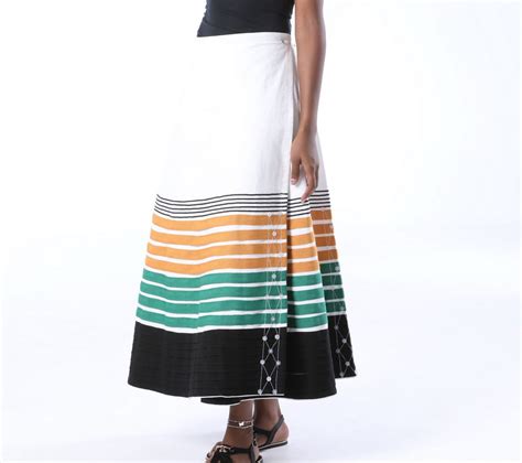 Wrap Skirts For Women In Traditional Xhosa Umbhaco Beaded And Braided