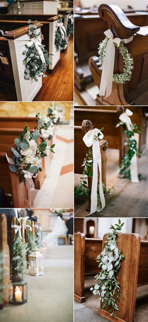 elegant church wedding decoration ideas