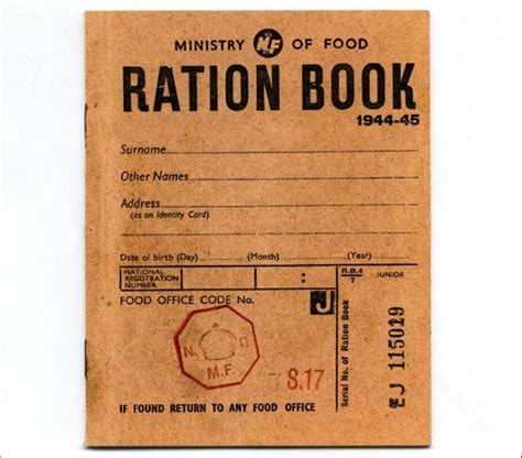 Food Rationing During World War Two