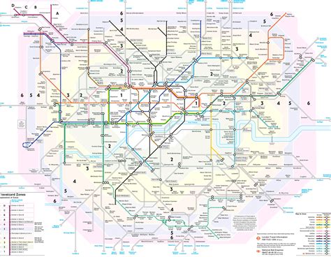 London Tube Map •