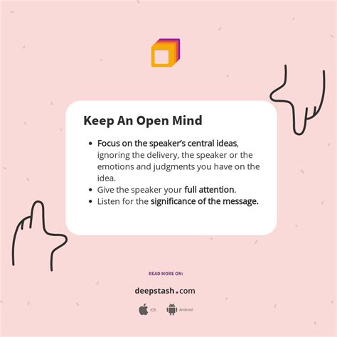 Keep An Open Mind Deepstash