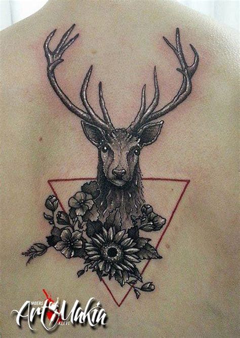 Deer Tattoo By On