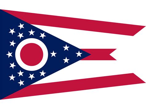 State Flag Of Ohio Usa American Images