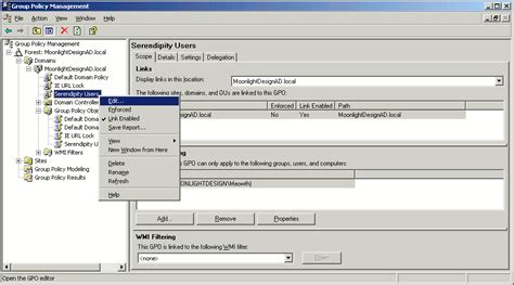 Group Policy Editor With Active Directory Url Lock