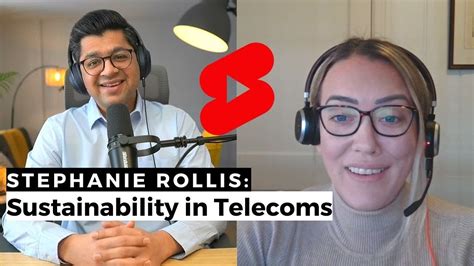 Stephanie Rollis On Sustainability In The Telecoms YouTube