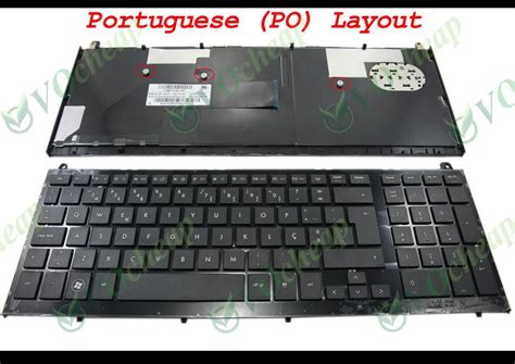 new and original laptop keyboard for hp probook 4520s 4525s 4720s black portuguese po version
