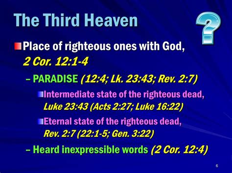 Ppt The Third Heaven Powerpoint Presentation Free Download Id139483