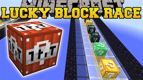 Minecraft So Many Blocks Lucky Block Race Lucky Block Mod Modded Mini Game Youtube