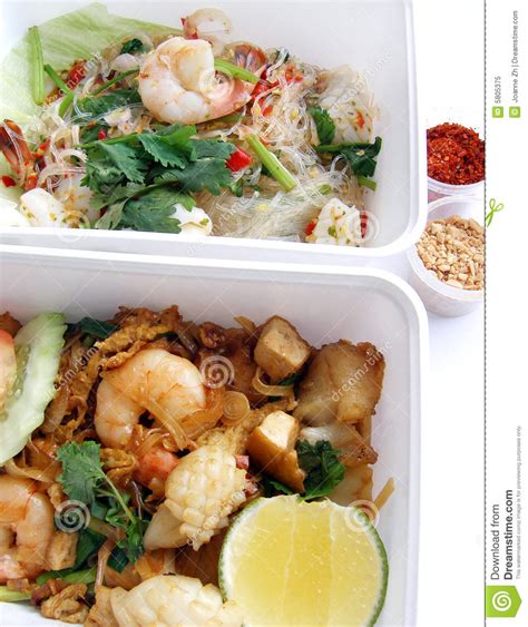You've decided to dine out, and the new thai spot around the corner tempts you. Thai food takeaway dishes stock image. Image of convenient ...