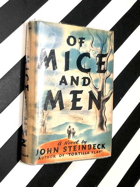 Of Mice And Men By John Steinbeck 1937 Hardcover Book
