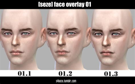 Face Overlay 01 By Seze Sims 4 Nexus
