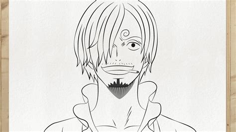 How To Draw Sanji One Piece Step By Step Very Easy For Beginners