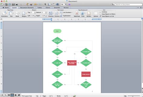 Diagram Process Flow Diagram In Word Mydiagram Online