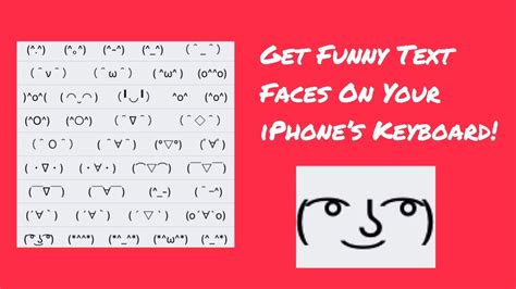 How To Make Funny Faces In Text Funny Goal
