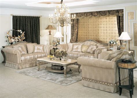 Formal Living Room Furniture Jacqueline Luxury Formal Living Room