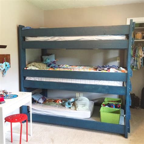 The Via Colony Triple Bunk Bed Diy Link With Plans