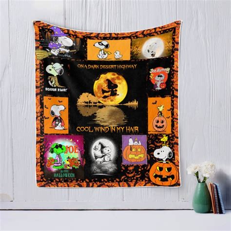 Snoopy Halloween Quilt Blanket Teeruto
