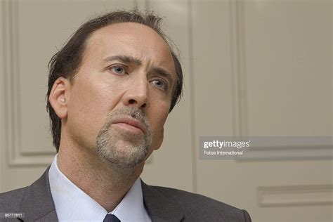 Nicolas Cage At The Four Seasons Hotel In Beverly Hills California