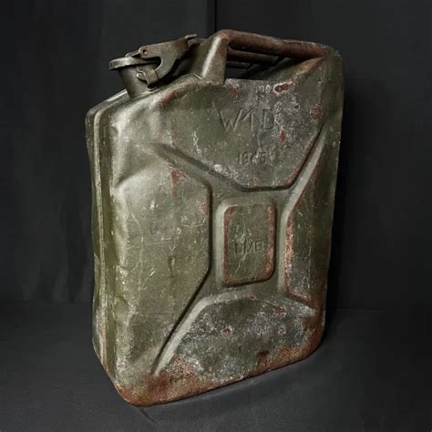 Ww2 British Army War Department 1945 Jerrycan 5 Gallon Can Normandy