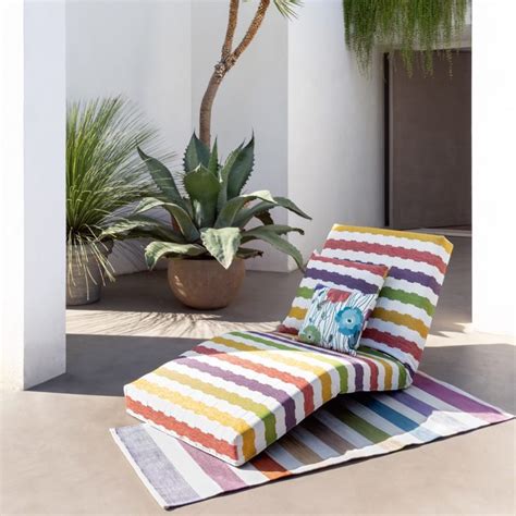 Missoni Home Outdoor Lounger Chair Jalamar