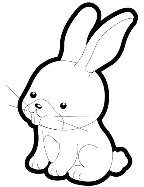 Coloring Pages Of Cute Baby Bunnies At Free