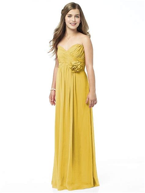 Junior Bridesmaid Dress Yellow Bridesmaid Dresses