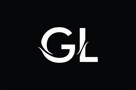 Gl Monogram Logo Design By Vectorseller Thehungryjpeg