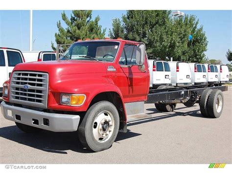1995 Red Ford F700 Regular Cab Chassis 15393793 Car