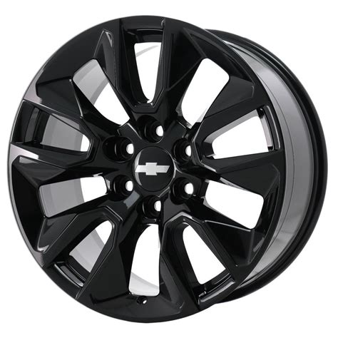 Chevrolet Silverado 1500 2019 2021 Gloss Black Factory Oem Wheel Rim