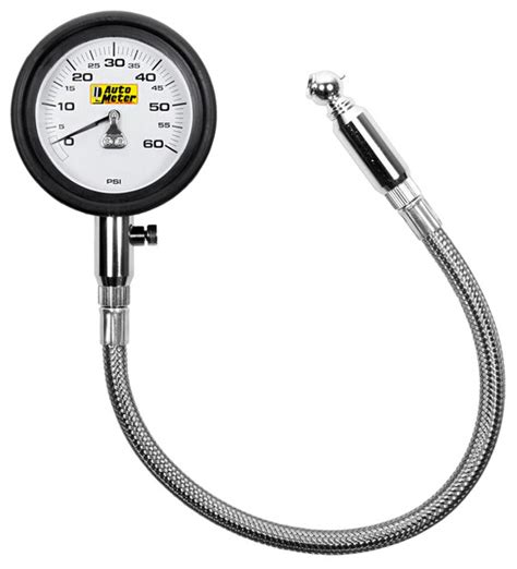 Tire pressure gauges tell you how much air is in each tire. Auto Meter NASCAR Tire Pressure Gauge, 0-60 PSI | Pegasus ...