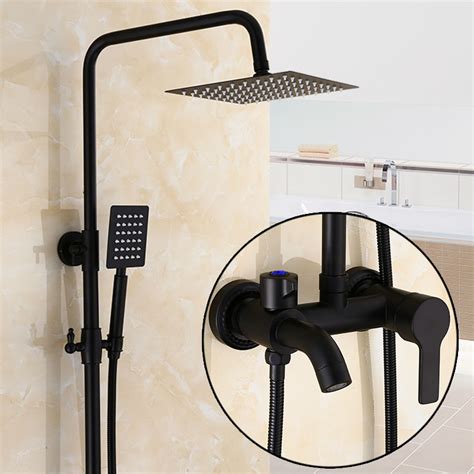 Complete your bathroom makeover with our collection of tub, shower and sink faucets. Black Bronze single Handle Bath Shower Bathroom 8 ...
