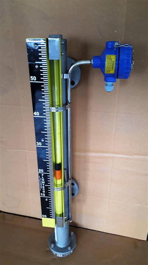 0 4000mm Magnetic Level Indicator With Transmitter Model Namenumber