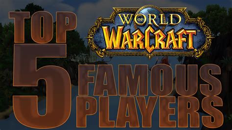 5 Celebrities Who Play World Of Warcraft Youtube