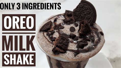 Oreo Milkshake Oreo Milkshake Without Ice Cream How To Make Oreo