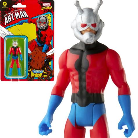 Marvel Legends Retro 375 Collection Ant Man 3 34 Inch Action Figure