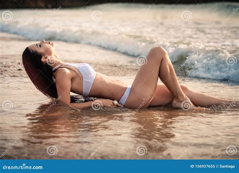 Fashion Photo Of Beautiful Tanned Woman Stock Image Image Of Perfect