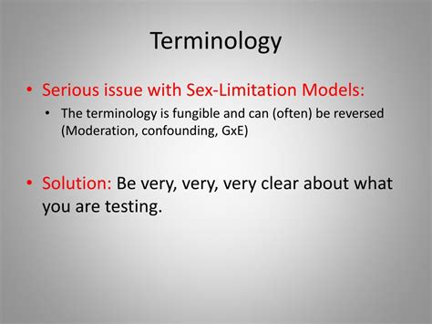 Ppt Sex Limitation Models Powerpoint Presentation Free Download Id