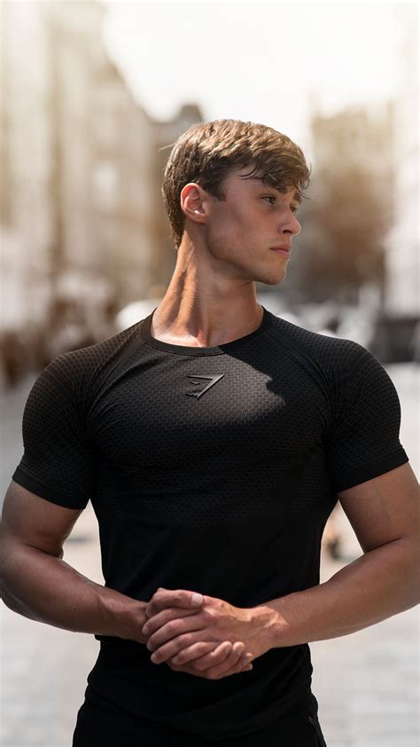 Gymshark Athlete David Laid Gym Outfit Men Sport Outfit Gym Guys