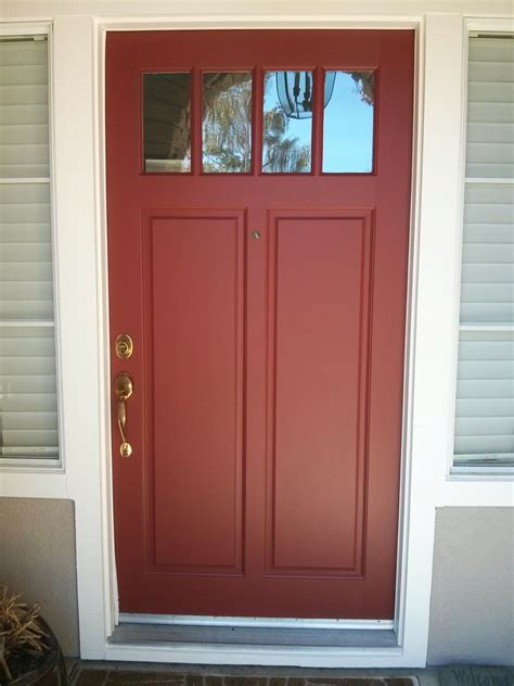 A coat of paint can do wonders for the exterior of a when deciding to paint exterior wood on your home or another structure, think about how you want the wood to look. Sequoia Redwood from Kelly Moore in satin ... super nice door painted by MoonDance Painting ...