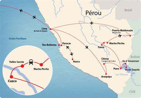 Carte Du Pérou Découvrez Litinéraire Détaillé Du Circuit Passion