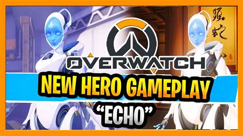 Overwatch New Hero Echo Gameplay New Dps Overwatch Hero Ptr All