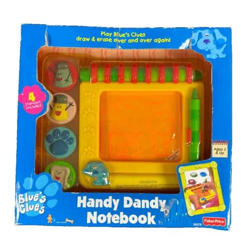 Vintage Blues Clues Handy Dandy Notebook Draw And Erase New Sealed Eur