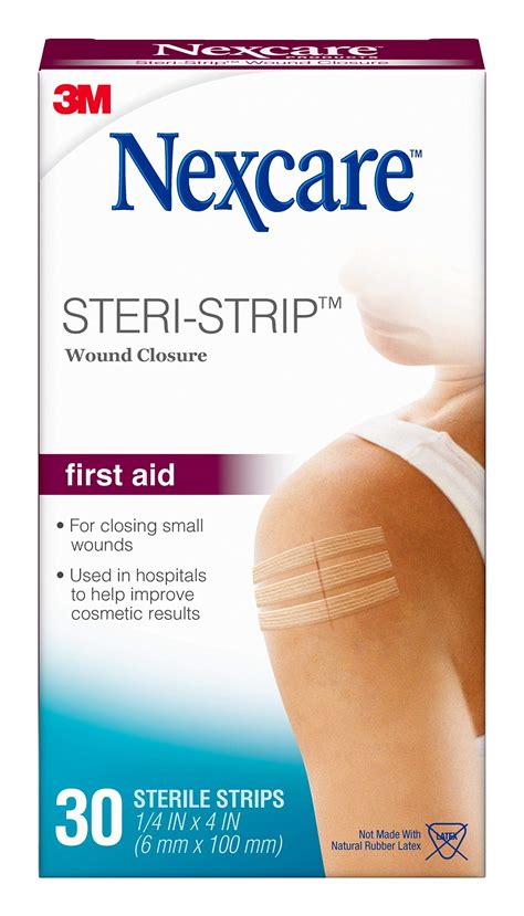 Buy Nexcare Steri Strip Wound Closure Breathable Strips Hold Small Wounds Firmly Closed Great