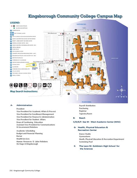 Map Of Kingsborough Community College By Cuny Kingsborough Community