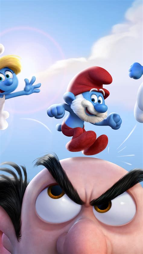 What is there about the best cartoon movies that makes them so popular? Wallpaper Get Smurfy, Best Animation Movies of 2017 ...