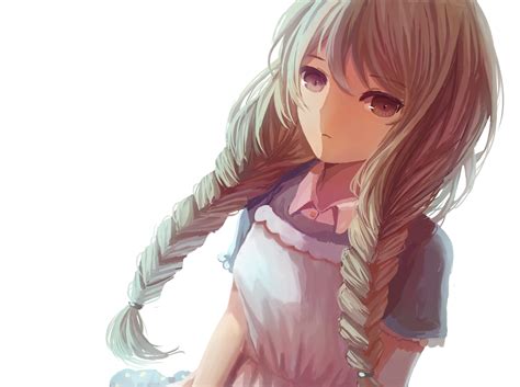 Anime Girl With Really Long Hair