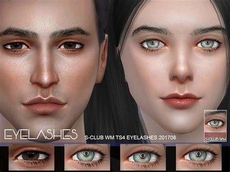 S Club Wm Ts4 Eyelashes 201708 Sims 4 Mod Download Free