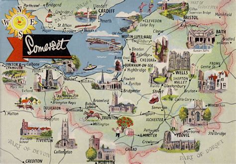Somerset Antique Maps Old Maps Of Somerset Vintage Maps Of Somerset Uk