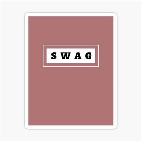 Swag Sticker By Seraphine House Redbubble